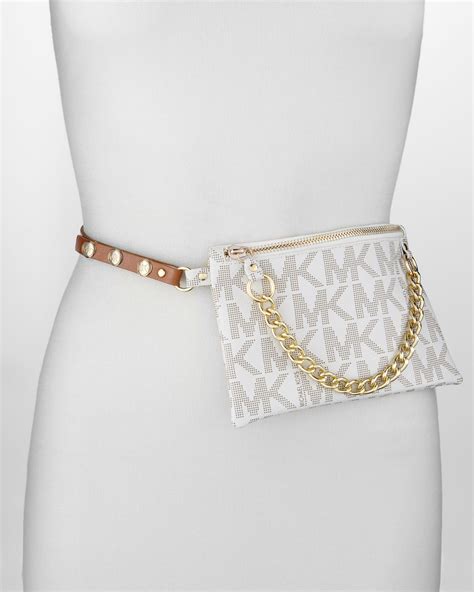 michael kors white belt bag|michael kors belt bag sale.